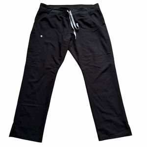 Figs Kade Cargo High Rise Scrub Pants Womens XL Black Workwear